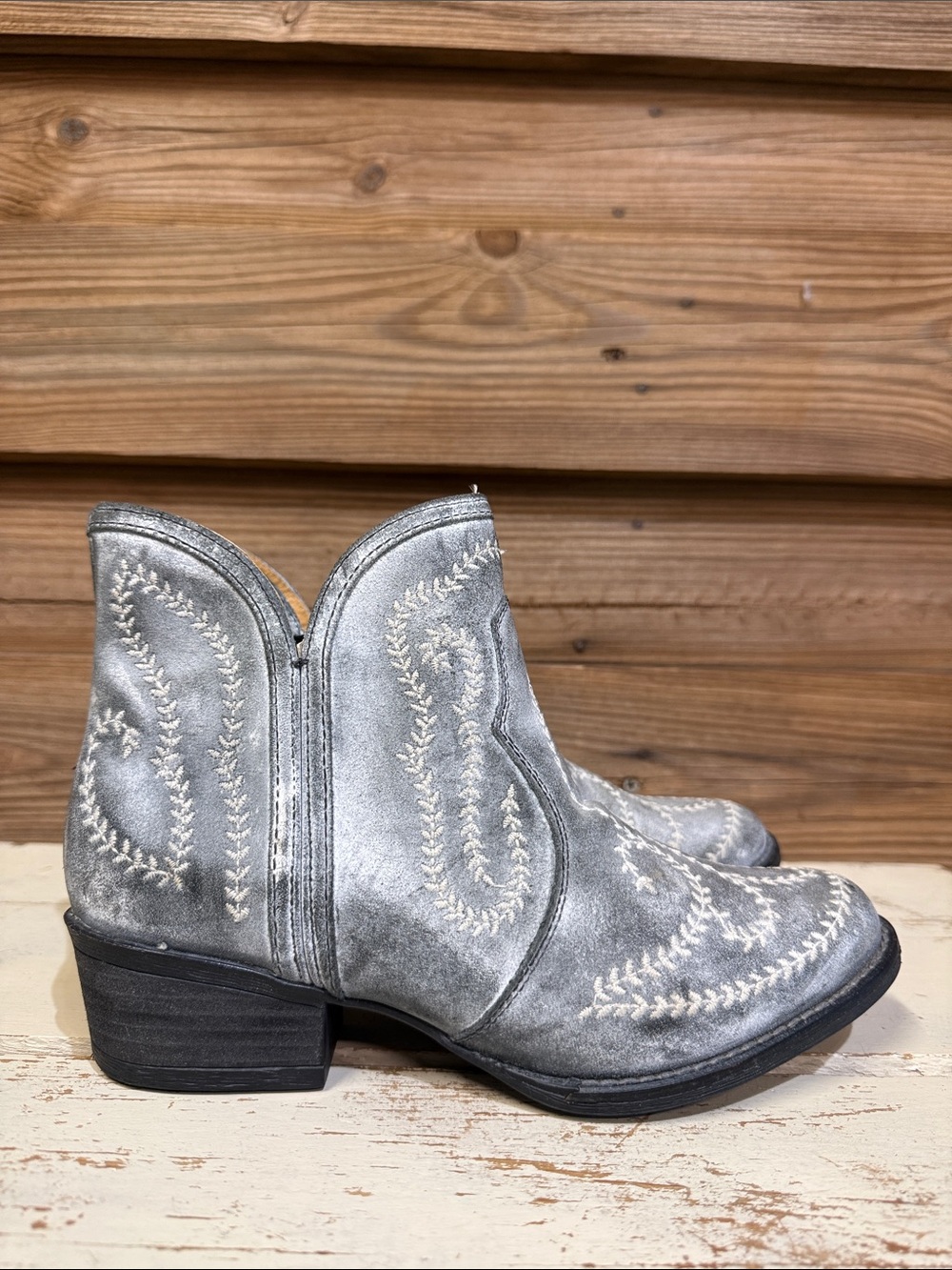 Sterling River Cowgirl Ankle Boots